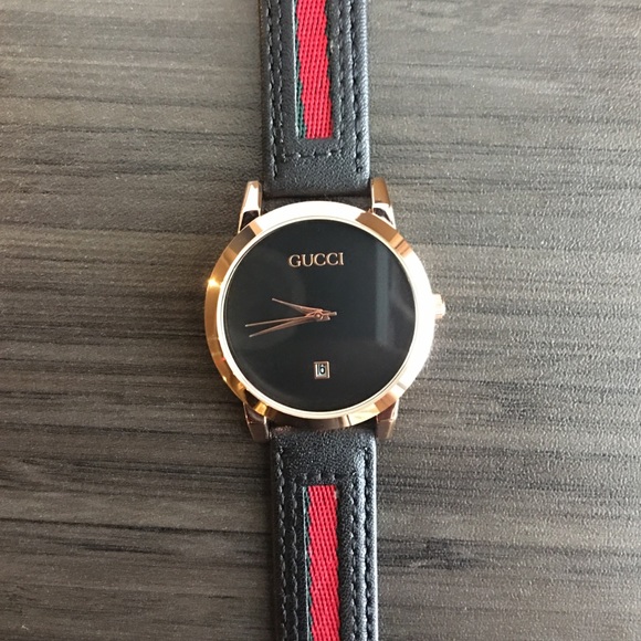 Other - Gucci Black Scrap Watch (GG)